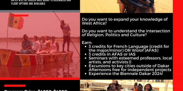 Senegal Study Abroad Information Session | Department Of African And ...